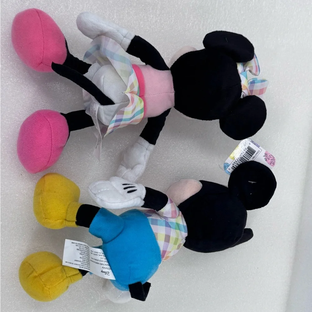 Disney Mickey & Minnie Mouse Easter Spring Plush Small 9” 2023 Just Play